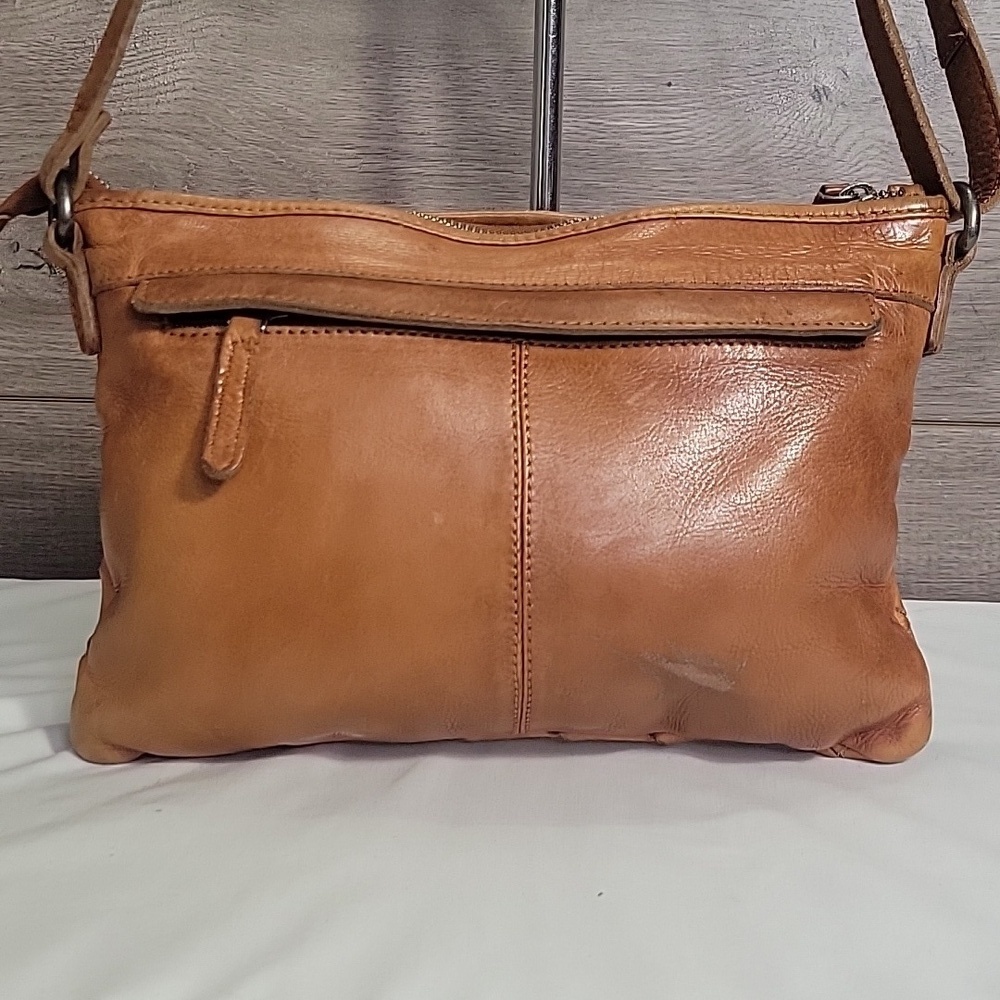 Vilenca Holland for Anthropologie Brown Woven Leather Crossbody Shoulder Bag - Picture 4 of 13